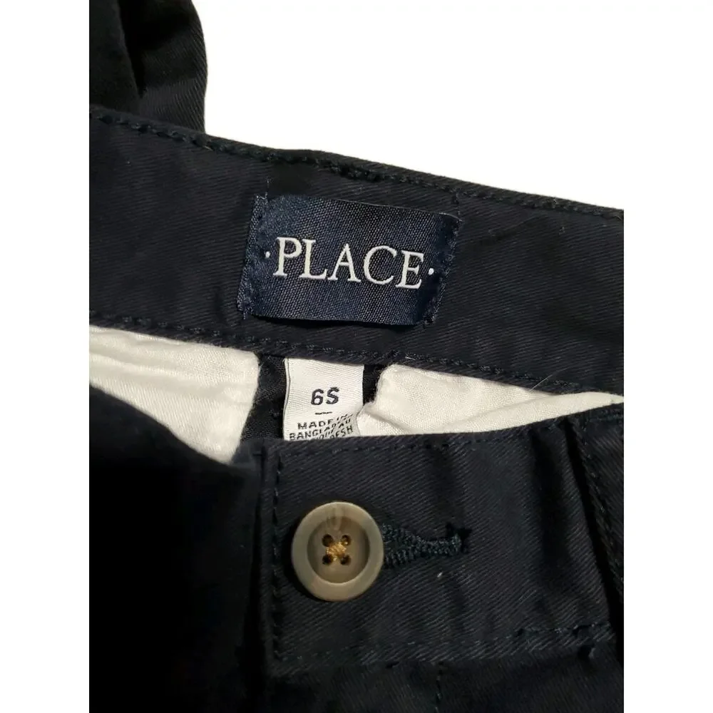 Children’s Place Navy Uniform Stretch Pants Unisex Size 6 School Wear